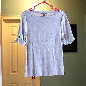 🔥5/$25🔥Gray ralph lauren blouse